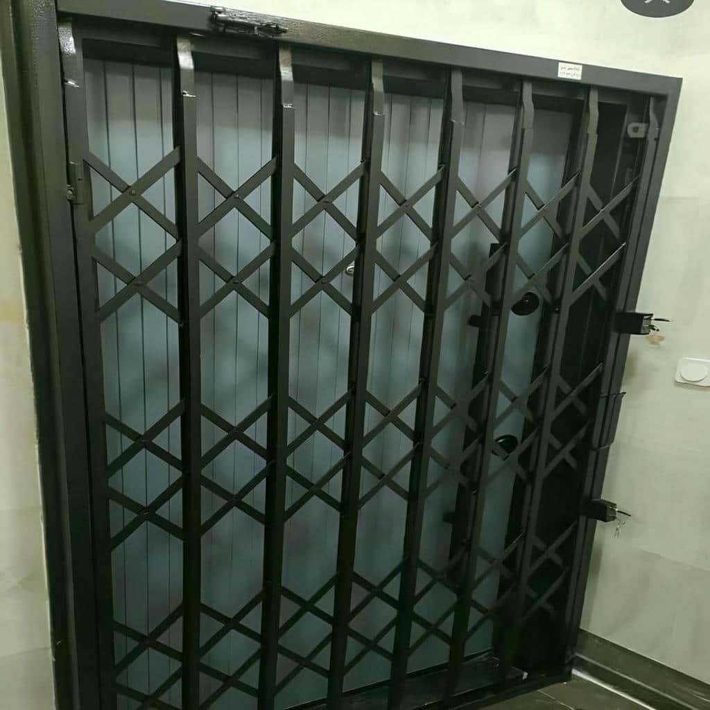 حفاظ آکاردئونی کم جا چهار گل برای کنترل ورودی