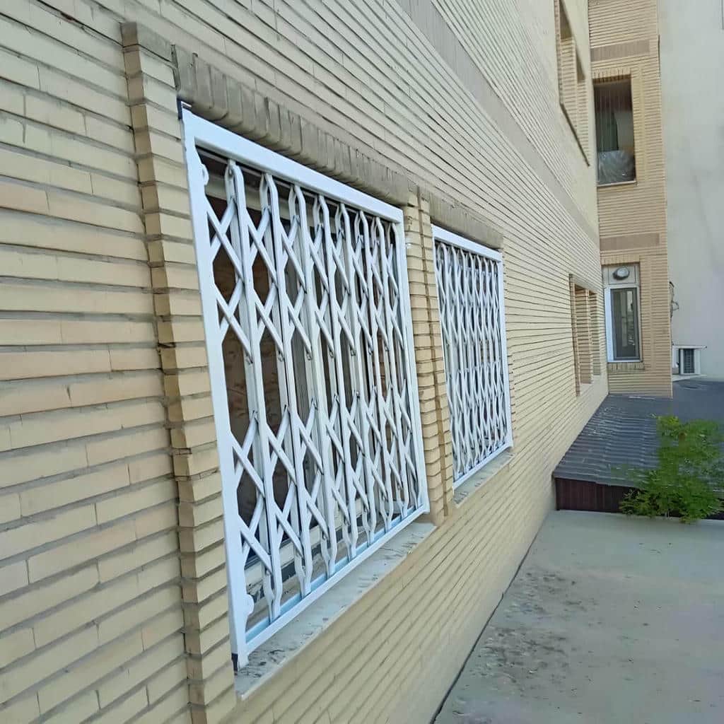 قیمت حفاظ آکاردئونی دو جداره ورودی بر اساس ابعاد و متریال