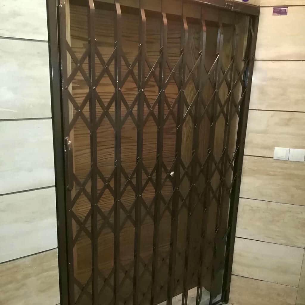 12 طرح درب ریلی آکاردئونی کم جا