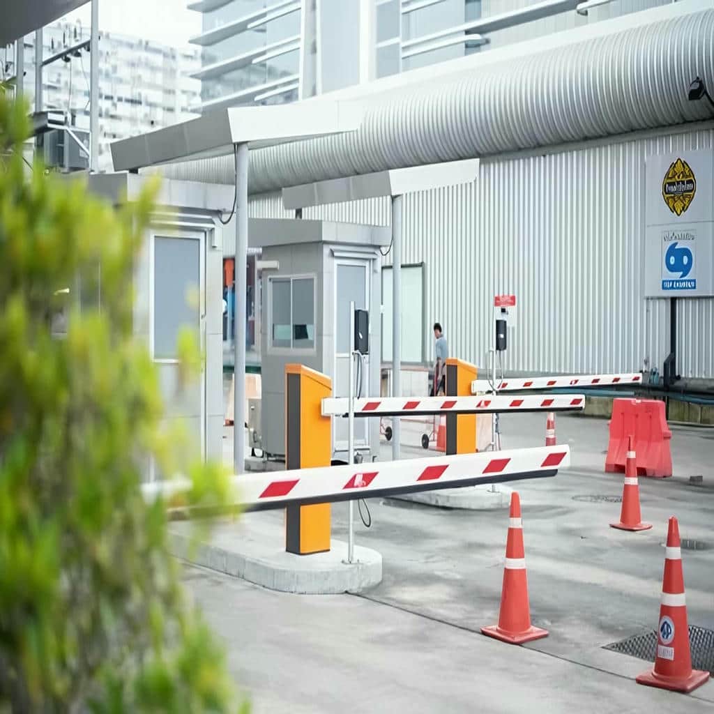 راهبند LED دار با نور خطی برای کنترل رفت‌وآمد شبانه