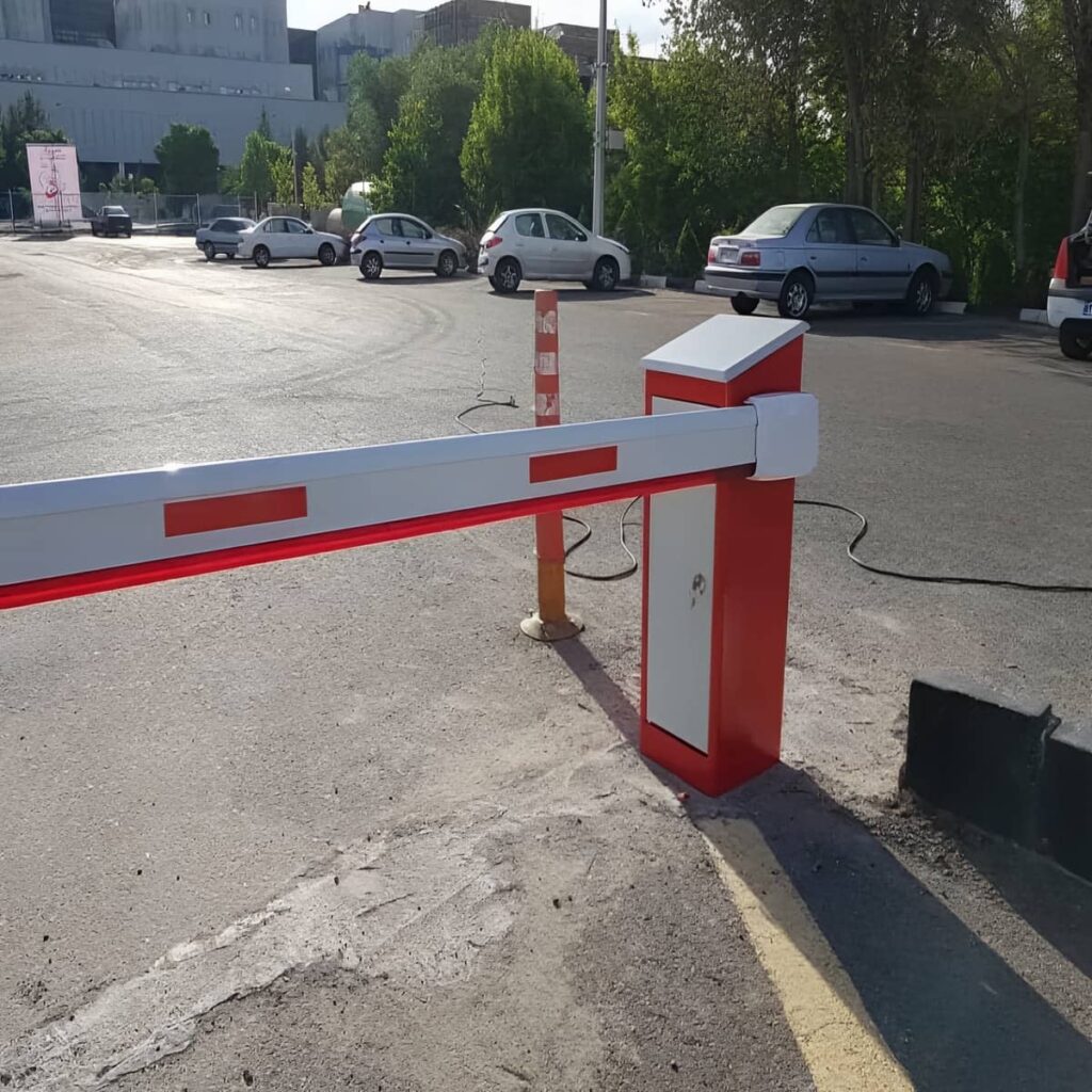 تولید راهبند کنترل تردد با بازوی آلومینیومی