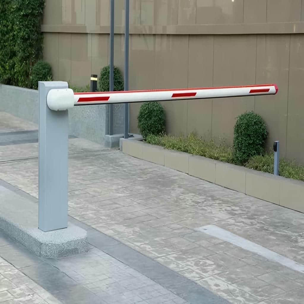 اجرای راهبند LED دار شبانه با لوپ دتکتور خودرو