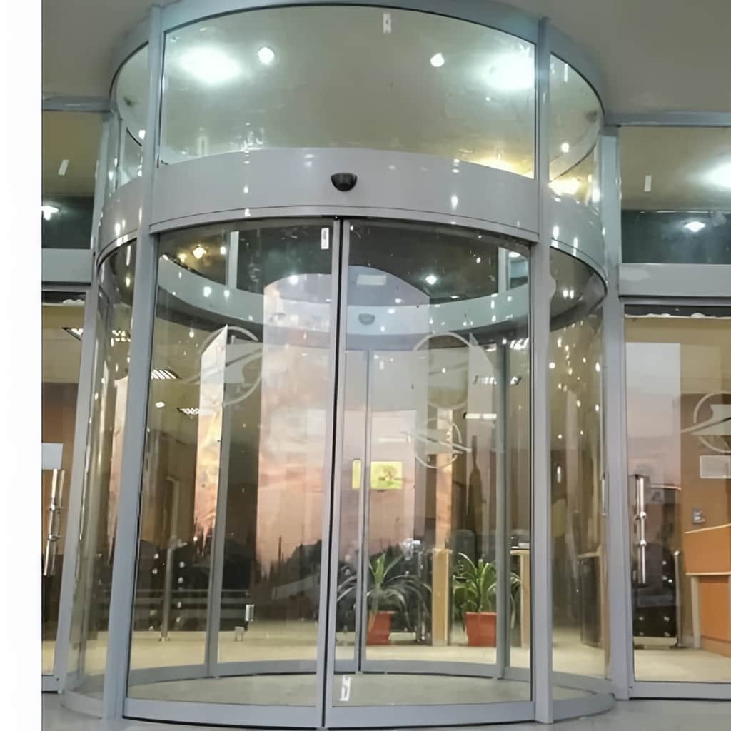 نصب درب شیشه ای اتوماتیک ورودی با فتوسل ایمنی