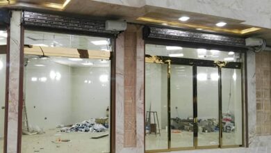 6 نمونه اپراتور درب شیشه ای کشویی