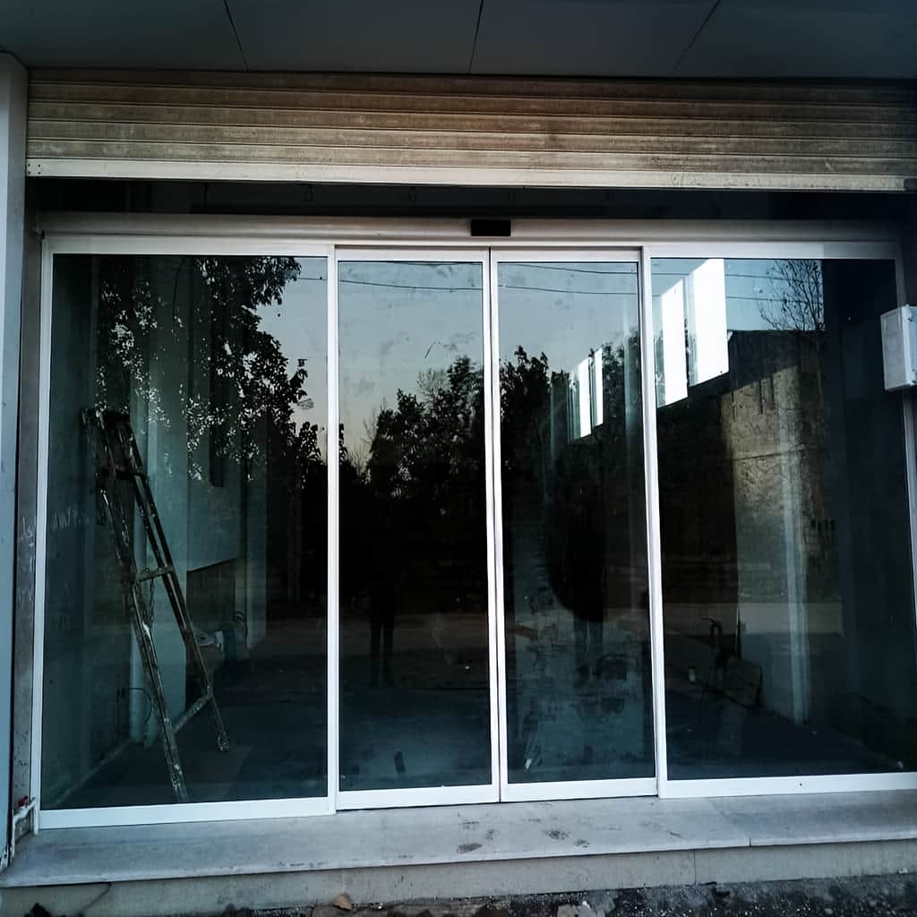 ساخت درب اتوماتیک شیشه ای سکوریت تکلت