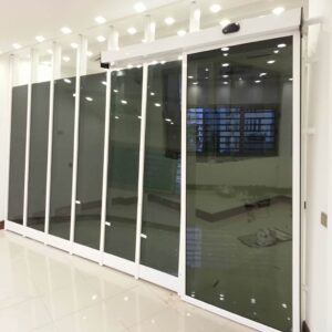 9 مدل درب اتوماتیک شیشه ای لولایی سنسوردار