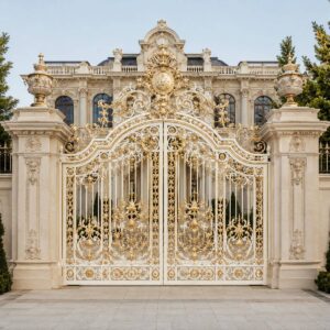 9 مدل درب ویلا مدرن نمای سنگی