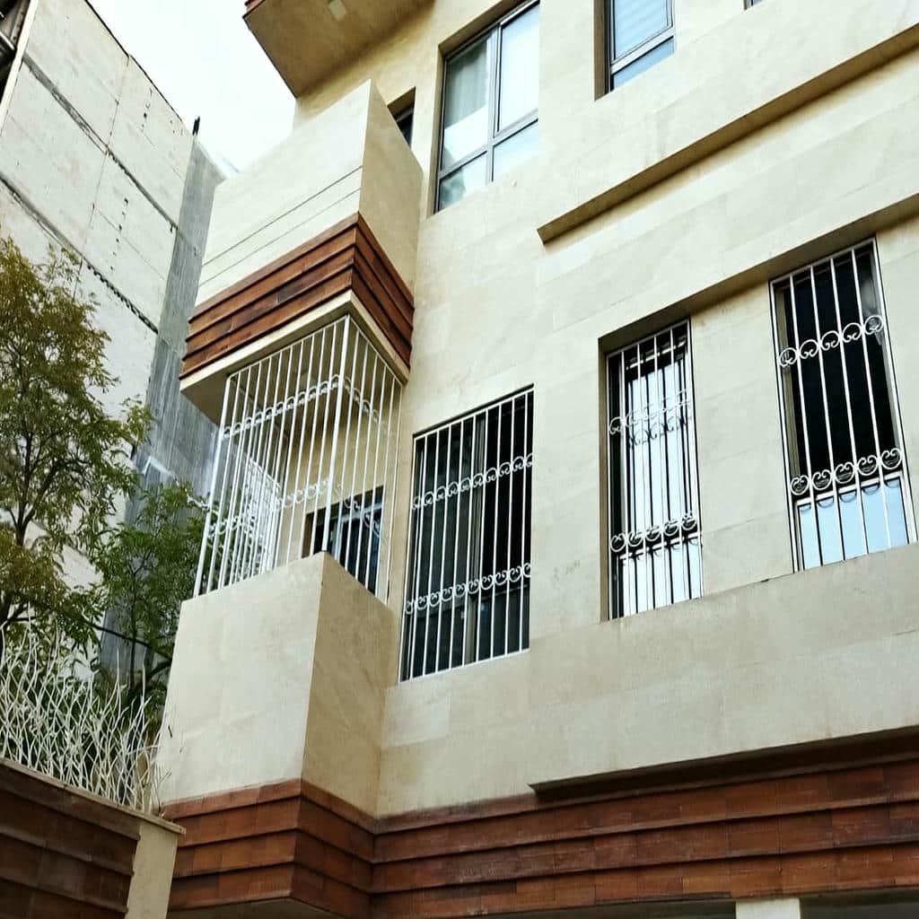 شبکه مستطیلی حفاظ پنجره مدرن برای حریم و نور مناسب