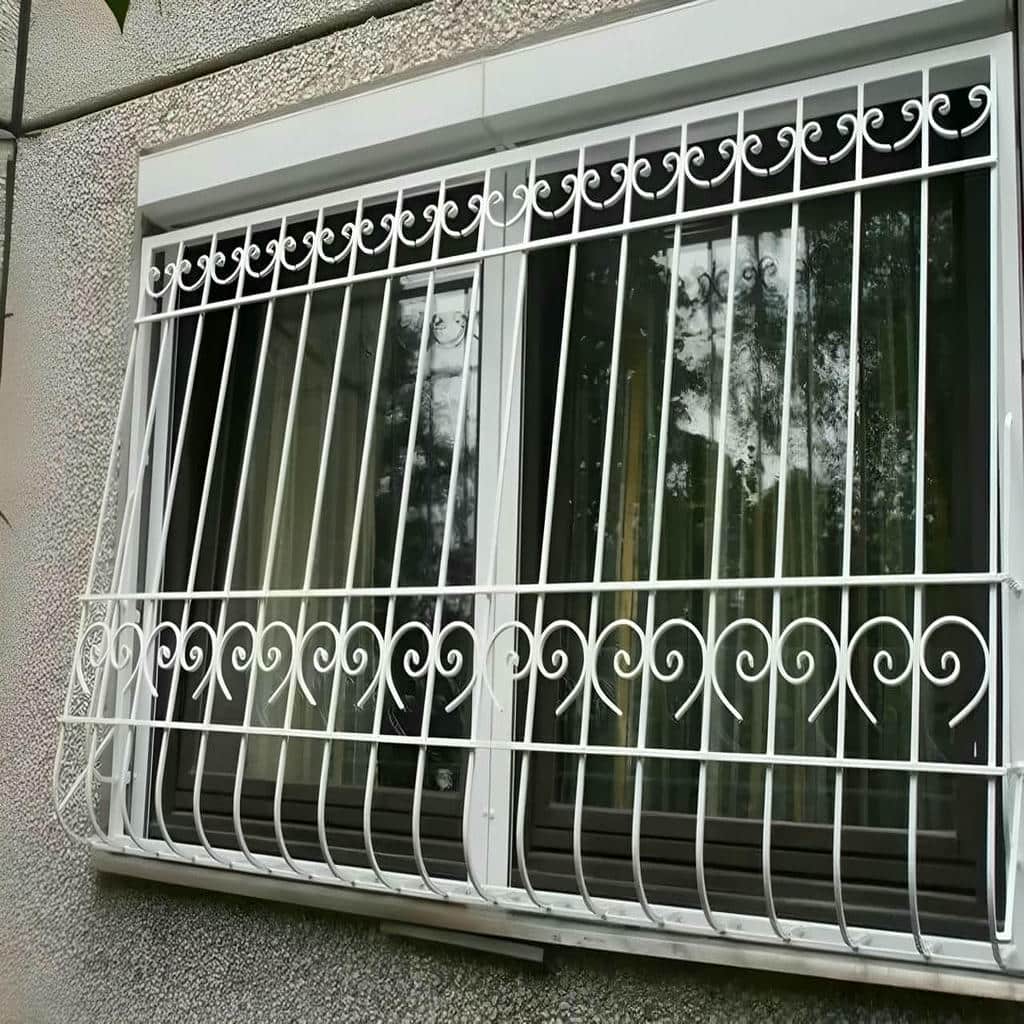 خرید حفاظ پنجره مدرن شبکه هندسی با قاب مقاوم