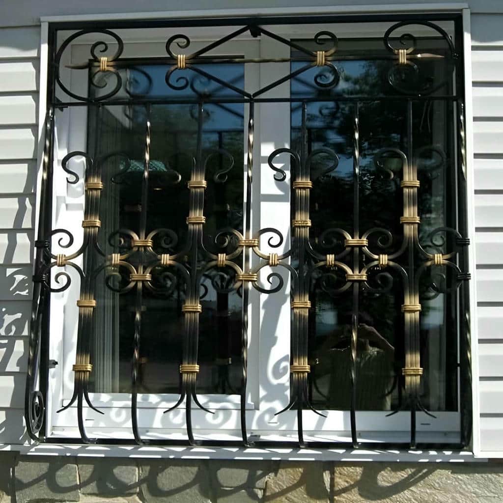 نرده پنجره شاسی دار دوبل برای کنترل دسترسی