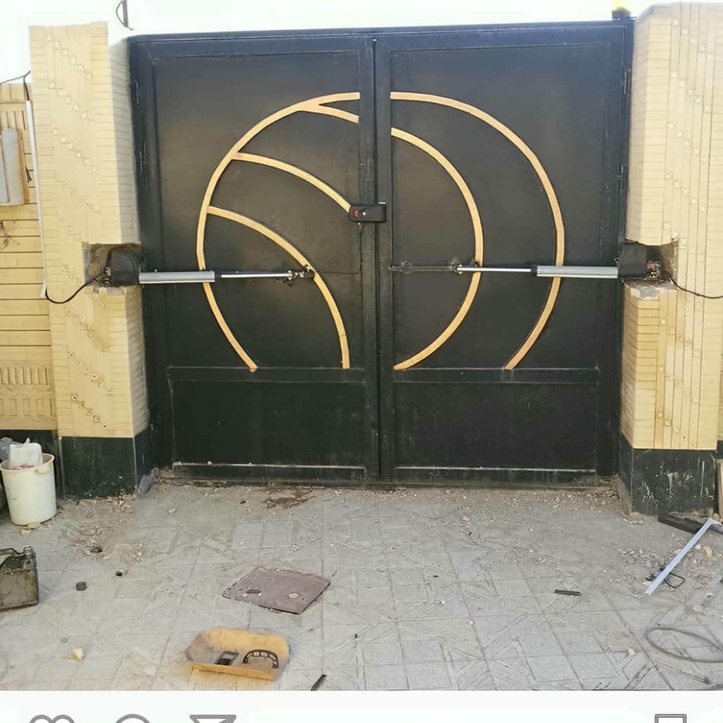 درب برقی پارکینگ ریلی برای امنیت ورودی