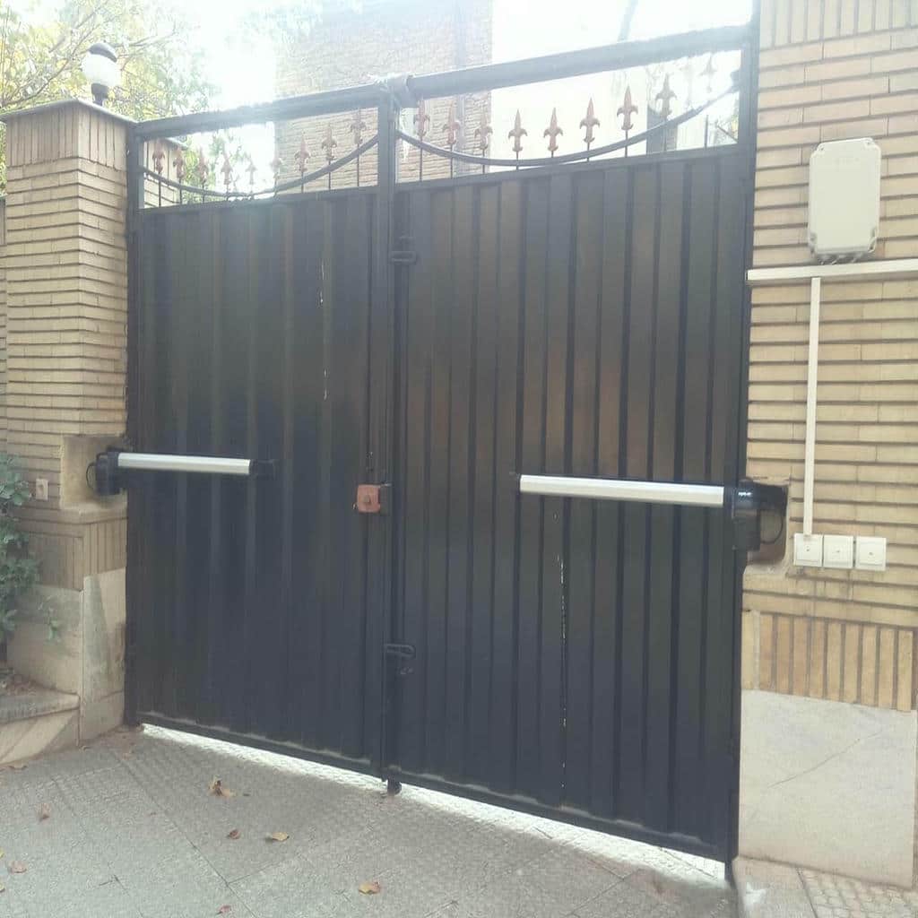 خرید درب برقی ویلایی دو لنگه با حرکت مطمئن