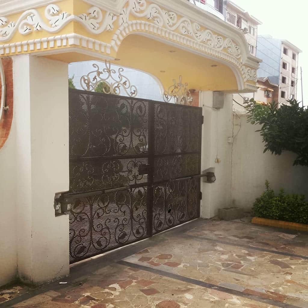 12 طرح درب پارکینگ جک دار بازویی