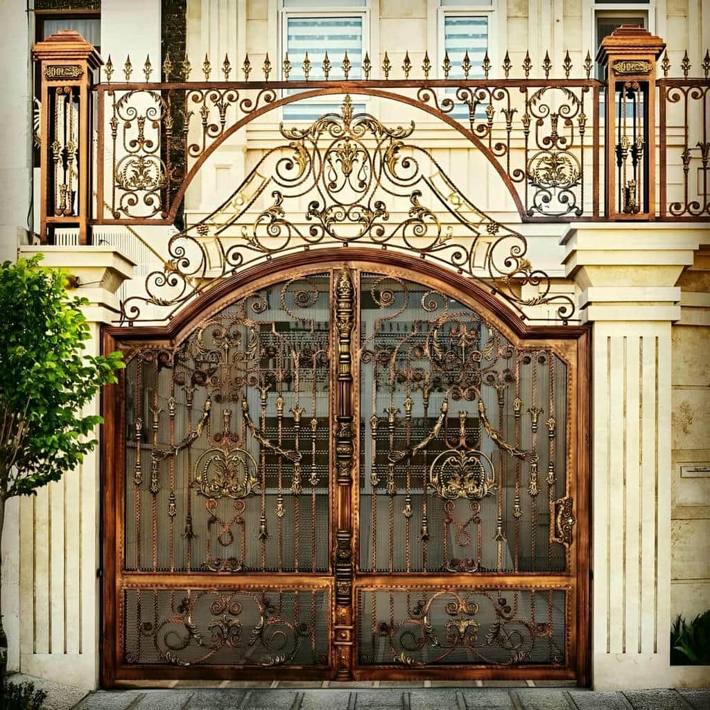 قیمت درب ویلایی ورودی شمالی بر اساس طرح و ابعاد