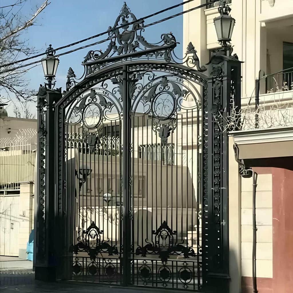 درب ویلایی CNC پنل مشبک مدل پوشیده برای حریم بیشتر