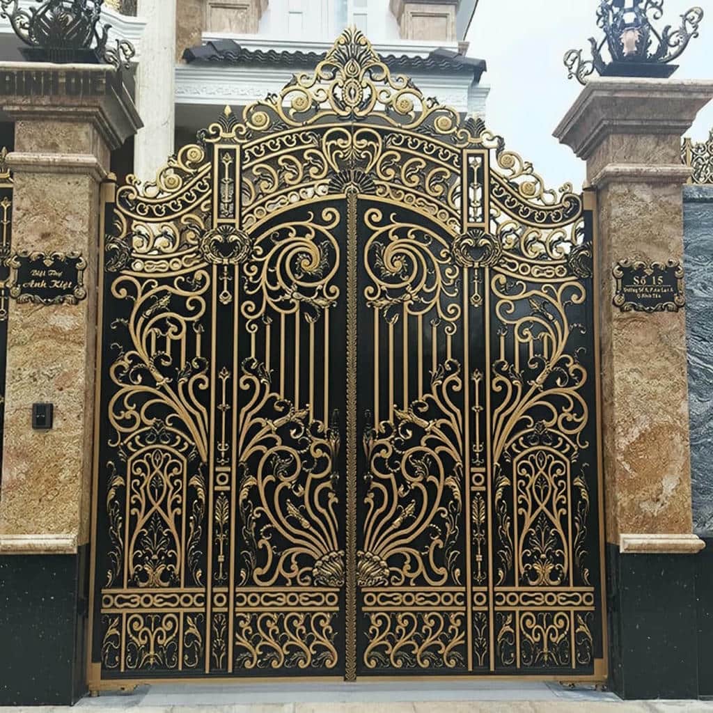 سفارش درب ویلایی ریلی محوطه باغ مناسب حریم محوطه