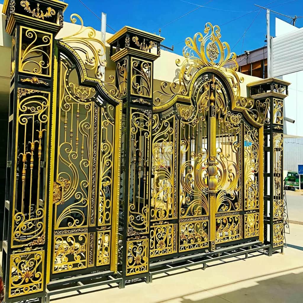 ساخت درب ویلایی ورودی شمالی با پروفیل مقاوم