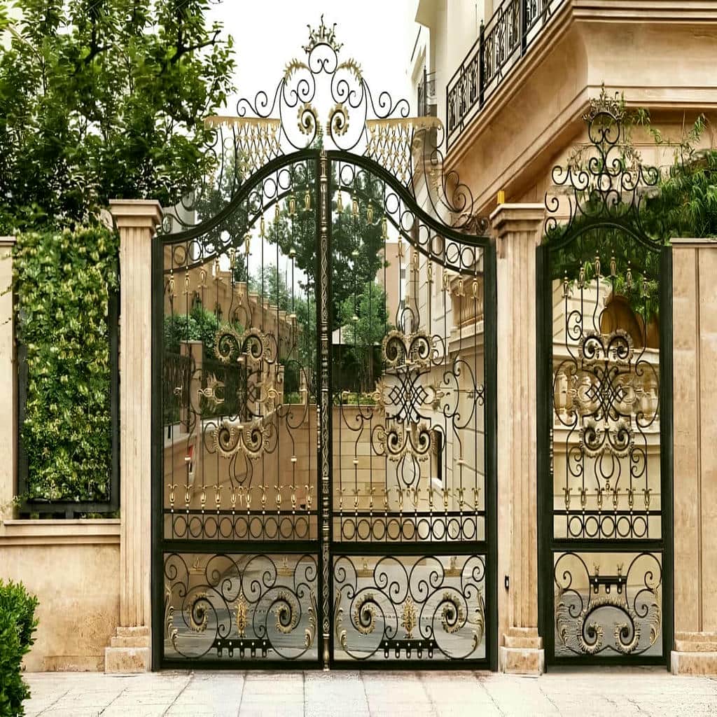 خرید درب ویلایی مینیمال خطی با قفل مطمئن