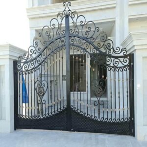 12 مدل درب ویلایی فلزی ورودی باغ