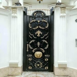 11 طرح درب پارکینگ حیاط لولایی