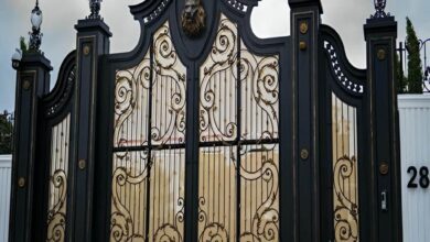 11 مدل درب پارکینگ لوکس ورودی ویلا