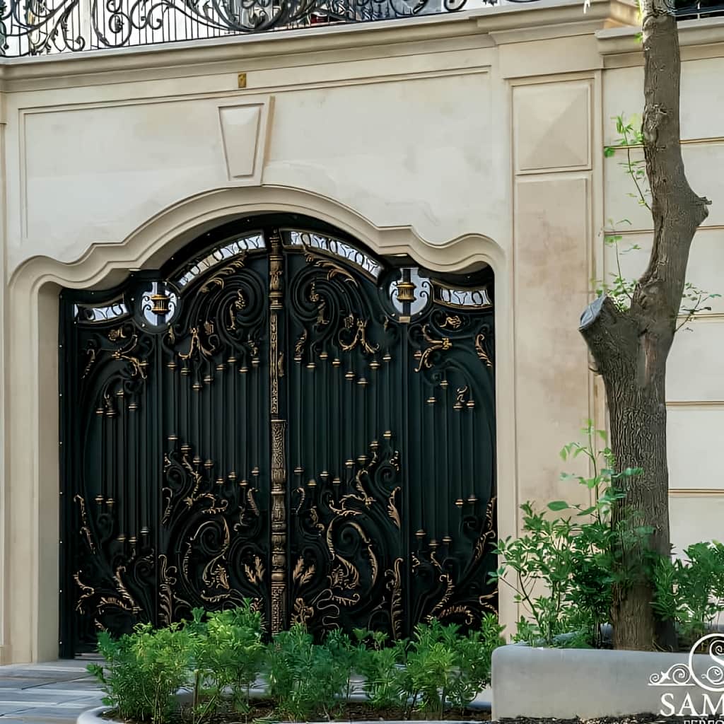 ساخت درب حیاط ورودی جنوبی با پروفیل مقاوم