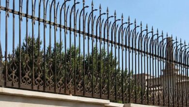11 مدل حفاظ دیوار آهنی رنگ کوره