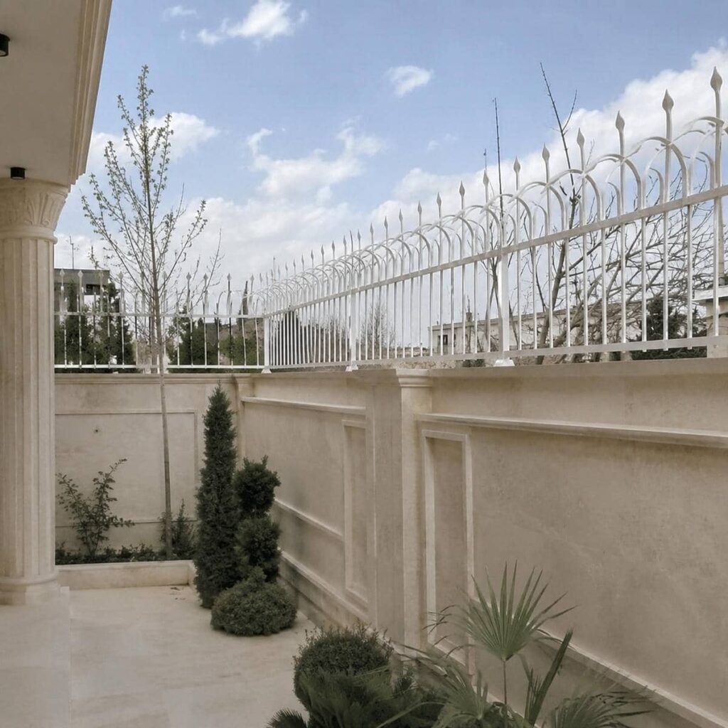 6 نمونه حفاظ دیوار رنگ کوره ای
