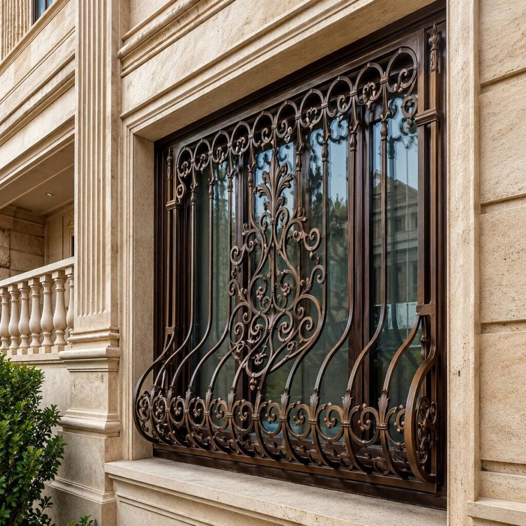 قیمت حفاظ پنجره دوجداره متناسب با امنیت و ابعاد