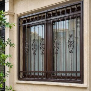 10 نمونه حفاظ پنجره فرفورژه گل نرده