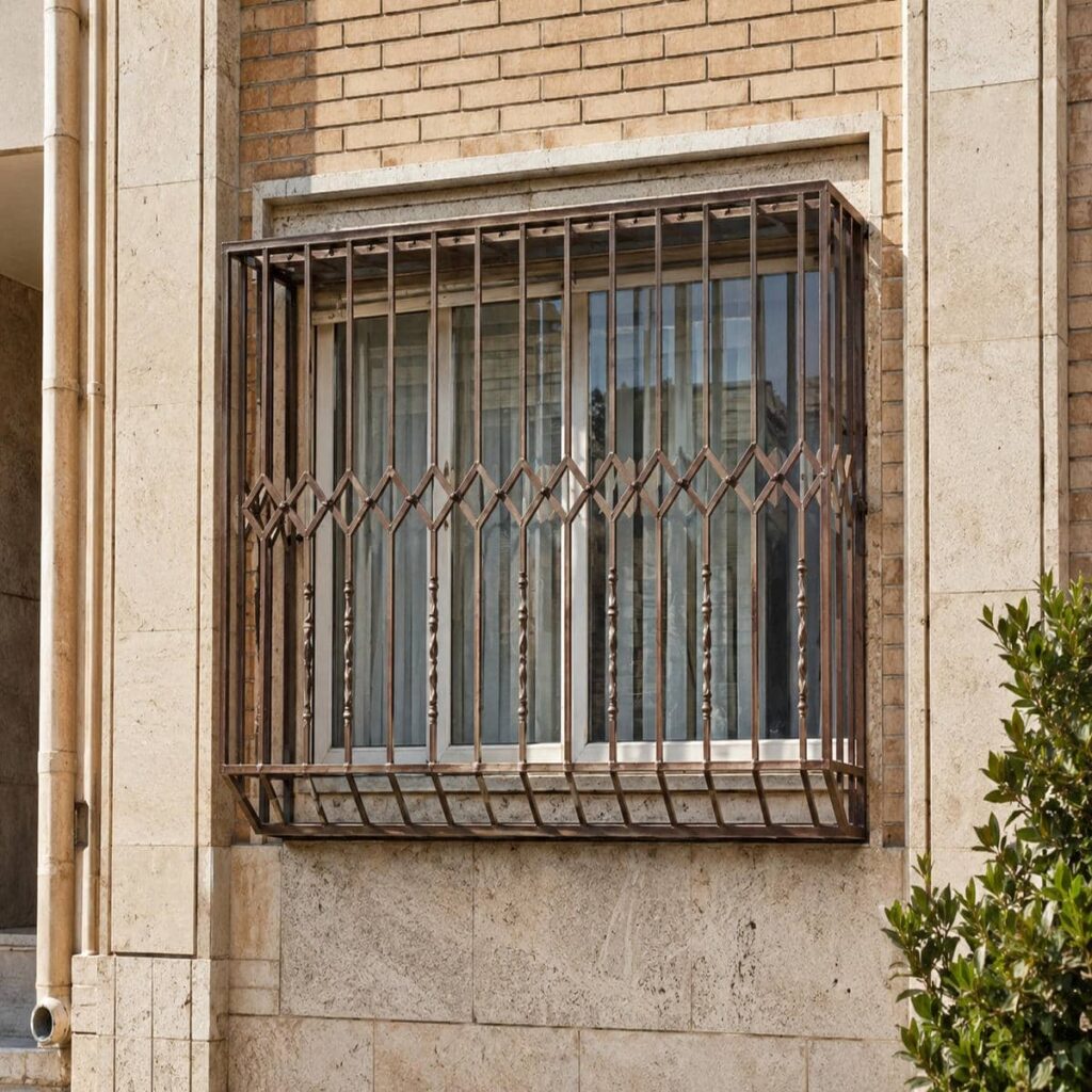 قیمت حفاظ پنجره طبقه اول متناسب با ابعاد و امنیت