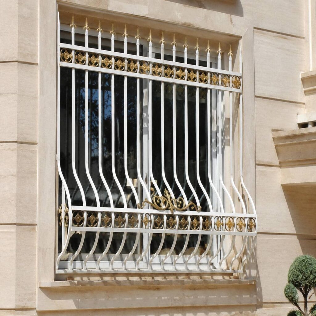 قیمت حفاظ پنجره قوسی کتیبه دار متناسب با ابعاد