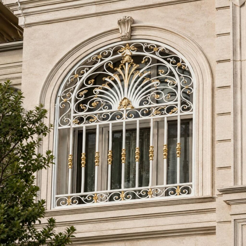 خرید حفاظ پنجره رنگی کوره ای با پوشش بادوام