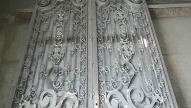 6 مدل درب حیاط شاسی سنگین