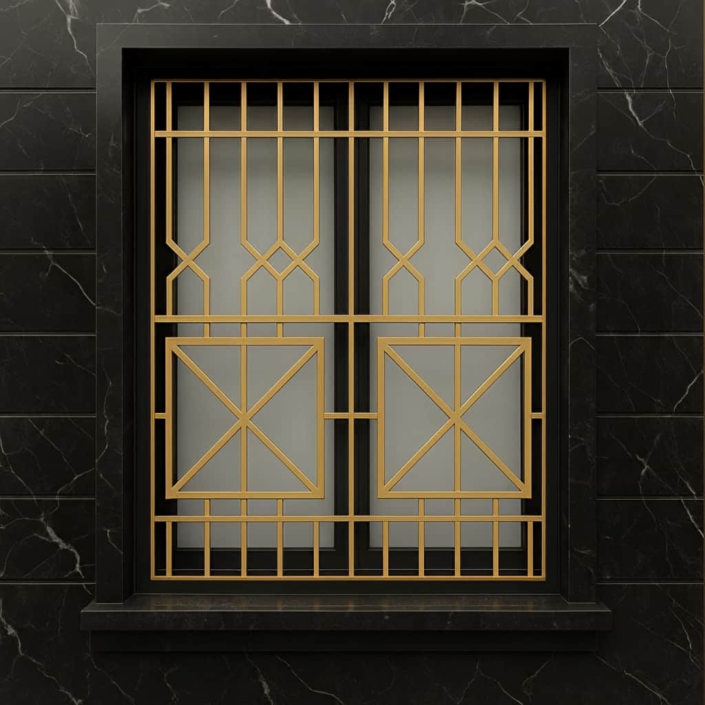 نرده پنجره دوجداره مدرن نرده پنجره دوجداره مدرن