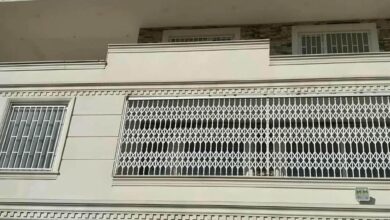درب حفاظتی آپارتمان مدرن