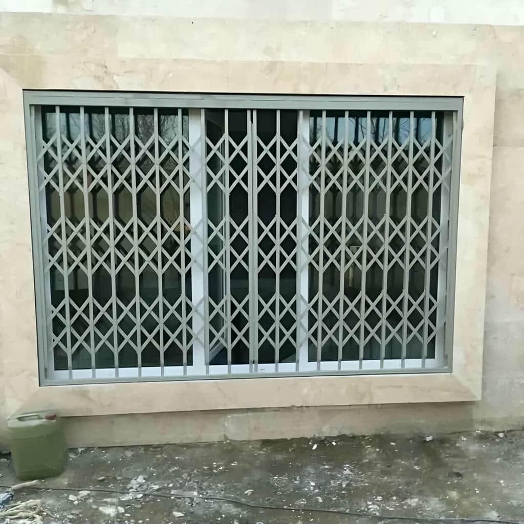 حفاظ آکاردئونی فلزی ورودی
