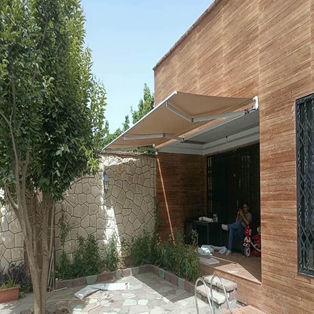 بازوی فلزی سایبان متحرک