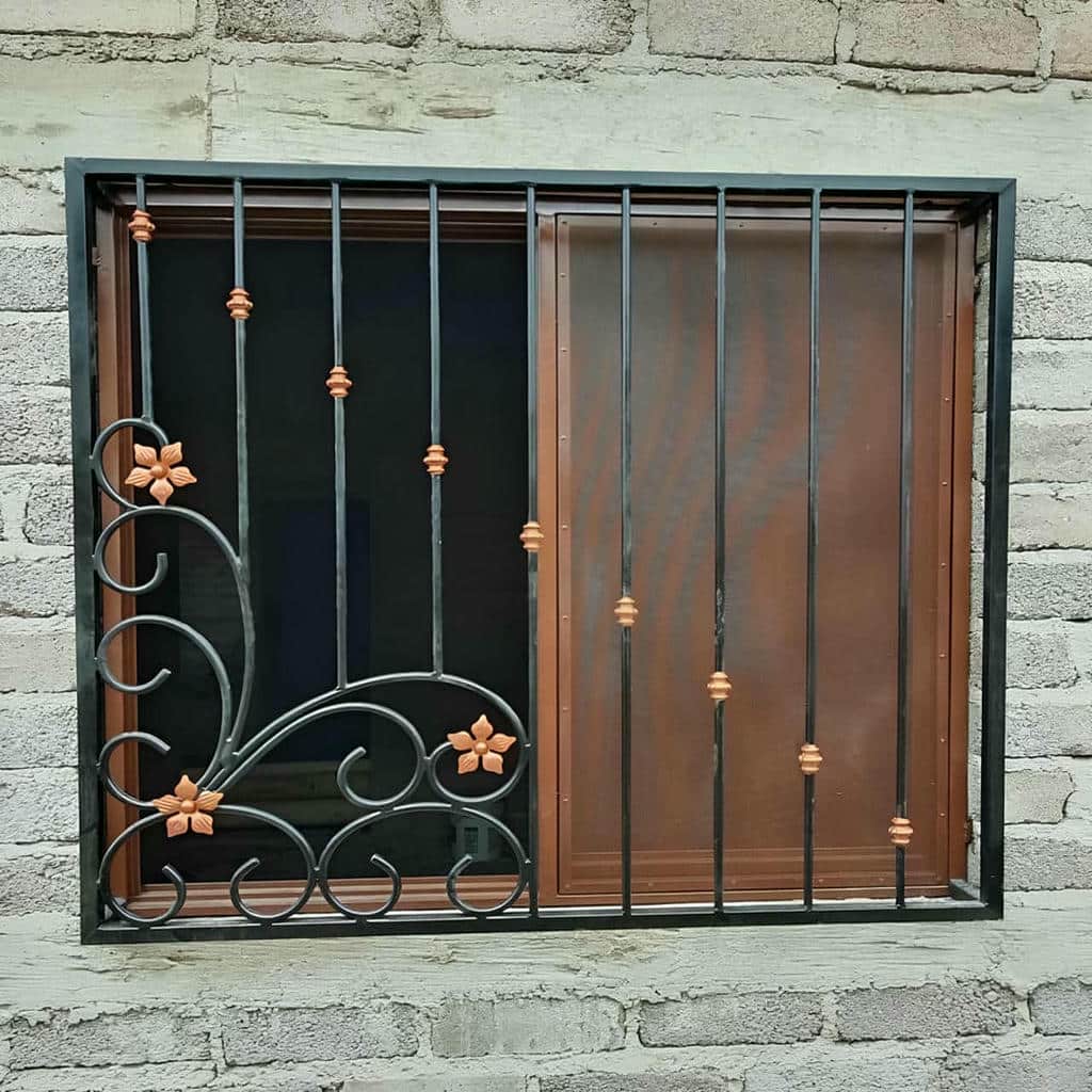 حفاظ پنجره گلنرده ساده آهنی