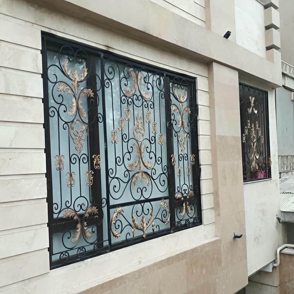 نرده پنجره سفارشی برای دهانه بزرگ باغ نرده پنجره سفارشی برای دهانه بزرگ باغ