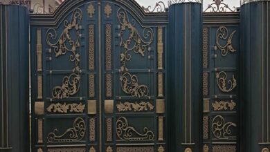 درب ورودی فلزی مجتمع پرتردد