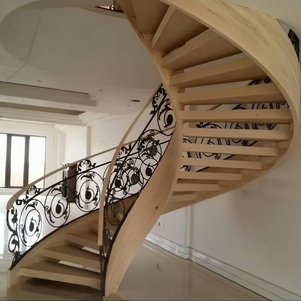 نرده تراس فرفورژه سفارشی