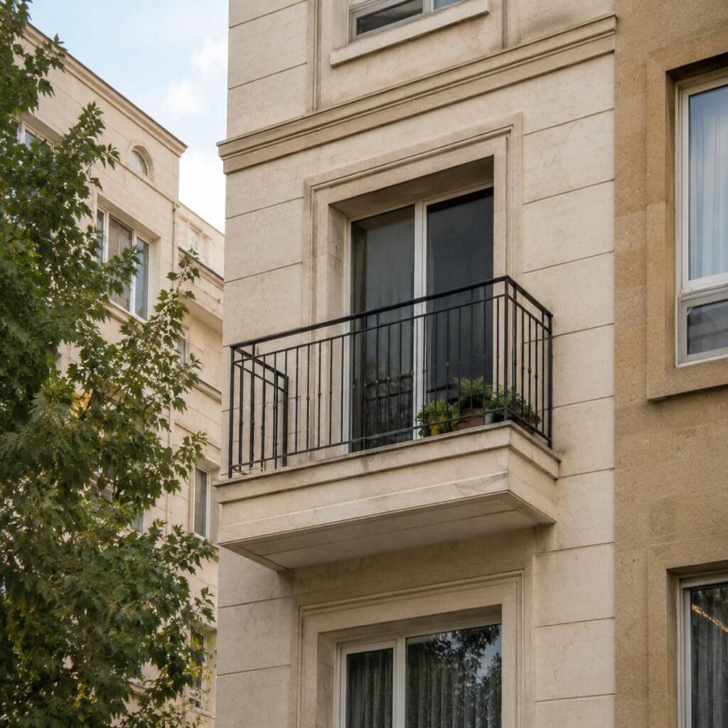 نرده راه پله مینیمال