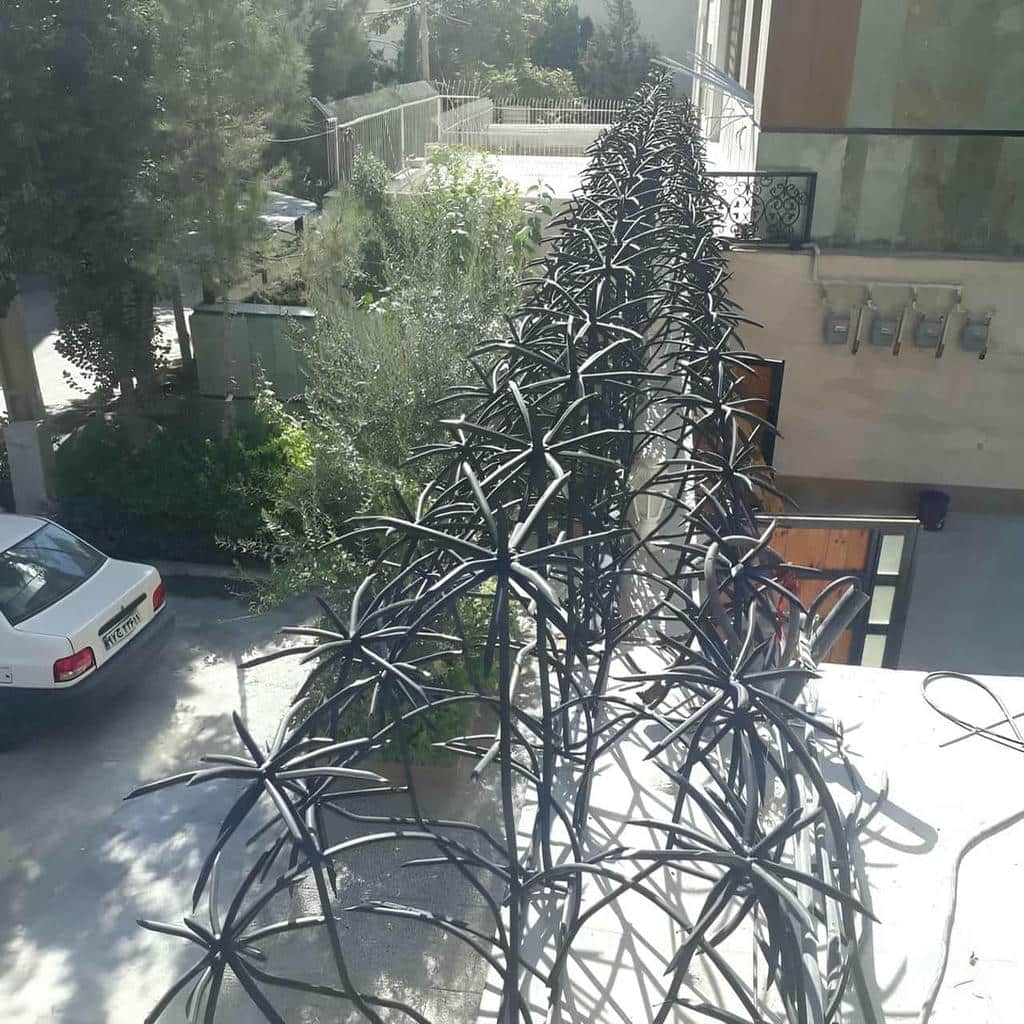 حفاظ دیوار با طرح نخل