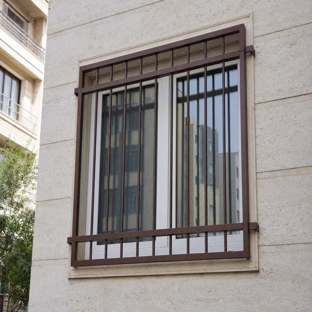 محافظ پنجره رنگ شده