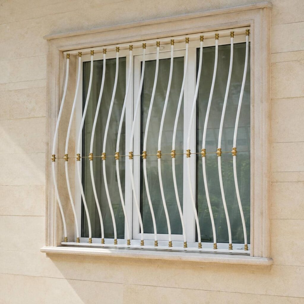حفاظ پنجره دوجداره فلزی لوکس