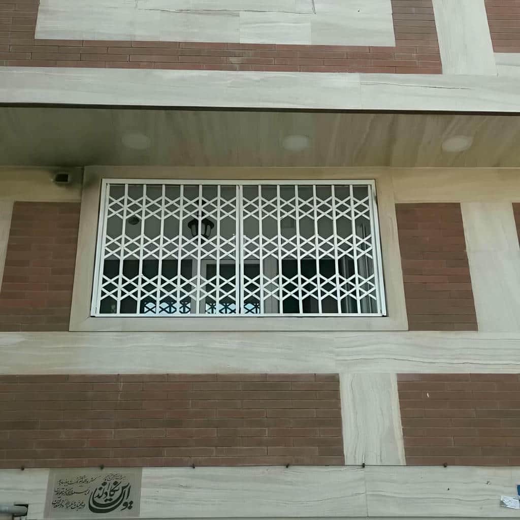 مرکز فروش حفاظ پنجره متحرک سفارشی با رنگ و طرح هماهنگ نما
