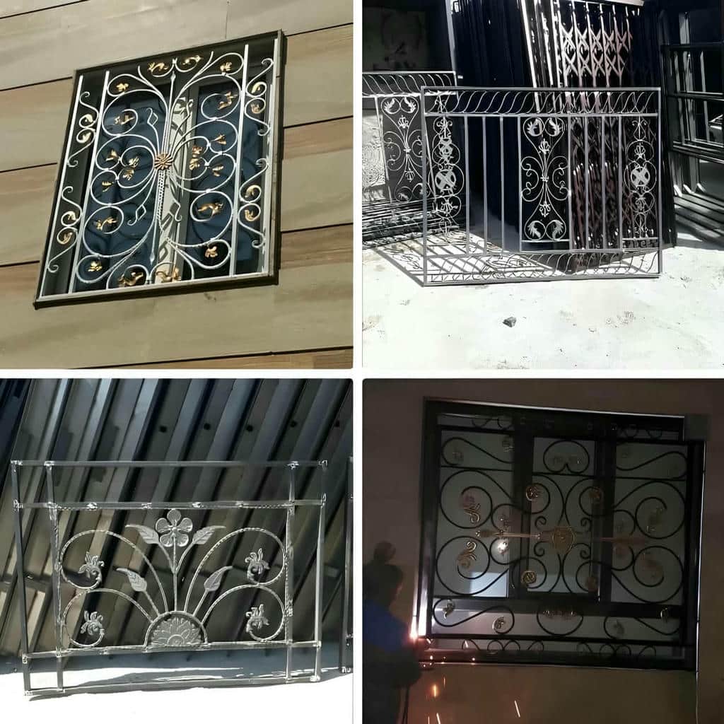 حفاظ پنجره فلزی در نمای سنگی استان کرمانشاه حفاظ پنجره فلزی در نمای سنگی استان کرمانشاه