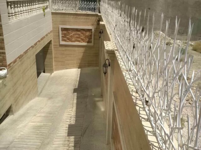 حفاظ دیوار شاخ گوزنی سبز در اراک فروش و سفارش حفاظ دیوار در اراک و حومه